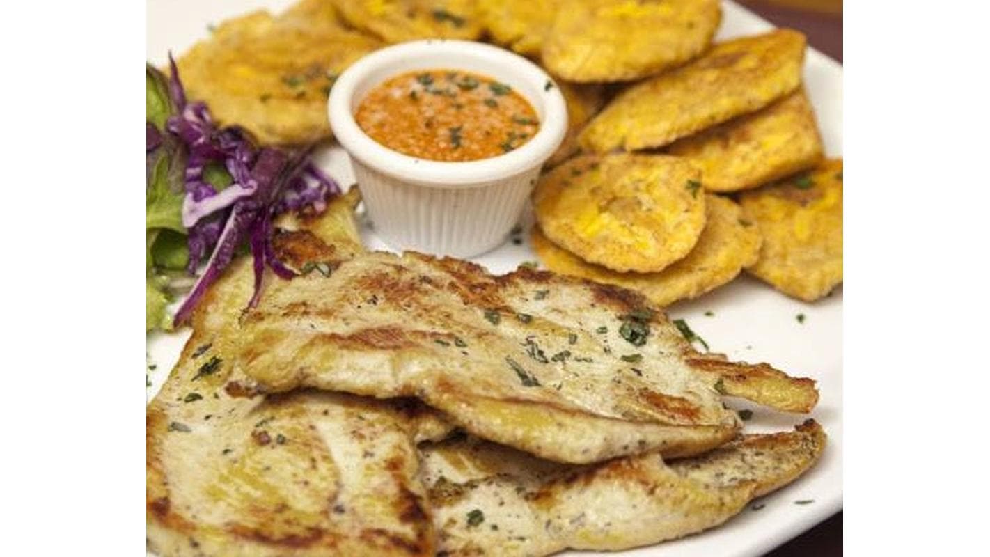 Grilled Chicken ( Pechuga a la Plancha ) at Mi Tierra Sazón