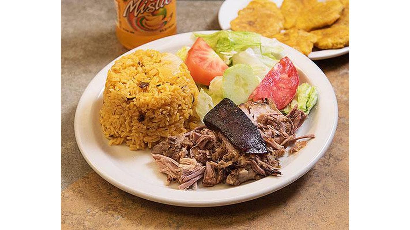 Oven-Roasted Pork - Pernil al Horno at El Barrio Restaurant