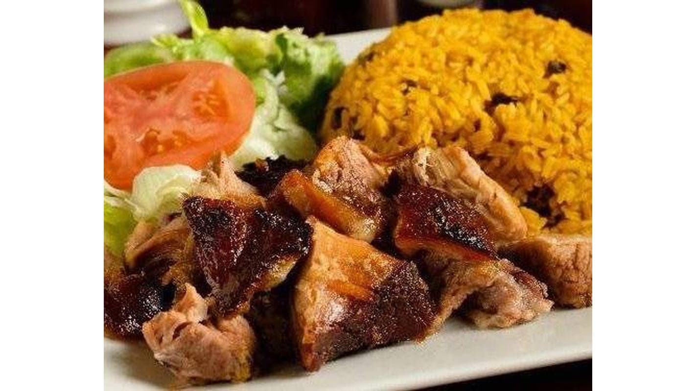 Chicharron de Cerdo ( Pork Belly ) at Santiago Restaurant