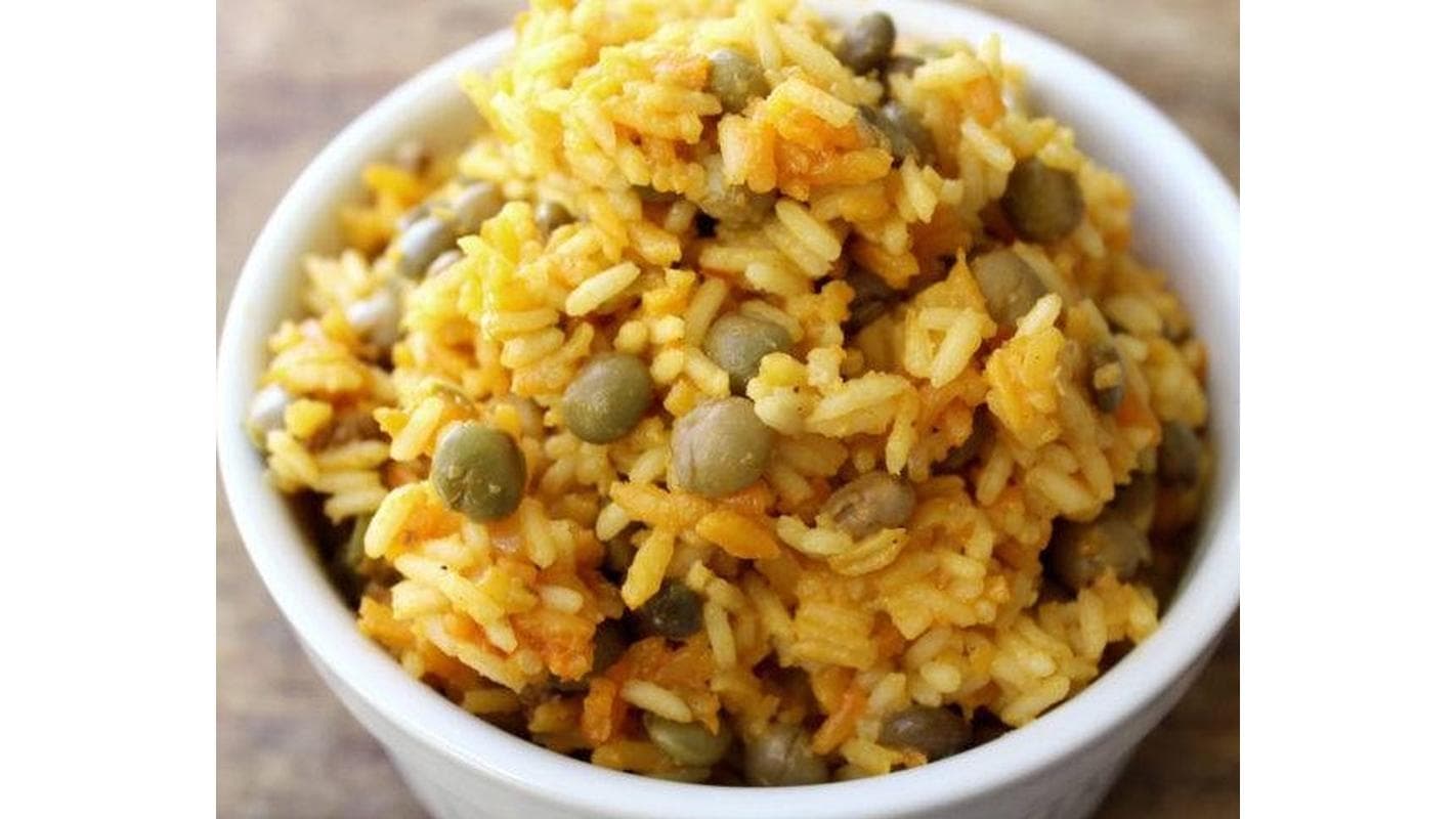 Rice with Pigeon Peas ( Moro de Gandules ) at Casa Del Sazon Dominicano